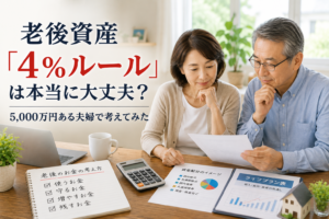 老後資金を４％取り崩す