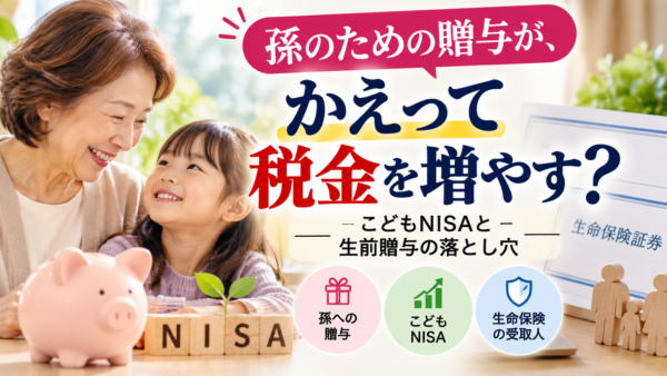 孫への贈与が、かえって相続税を増やす？こどもNISAと生命保険の意外な関係　　　　　　　　　　　　　　　　　　　　　　　　　　